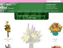 Tablet Screenshot of flowerforrest.com